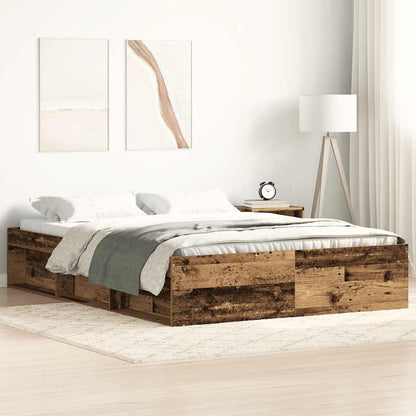 Giroletto senza Materasso Legno Antico 140x190cm in Truciolato | homemem39