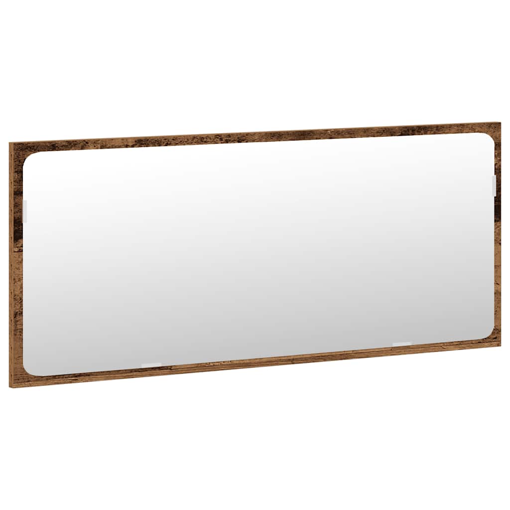 Set Mobili da Bagno 3 pz Legno Antico in Legno Multistrato