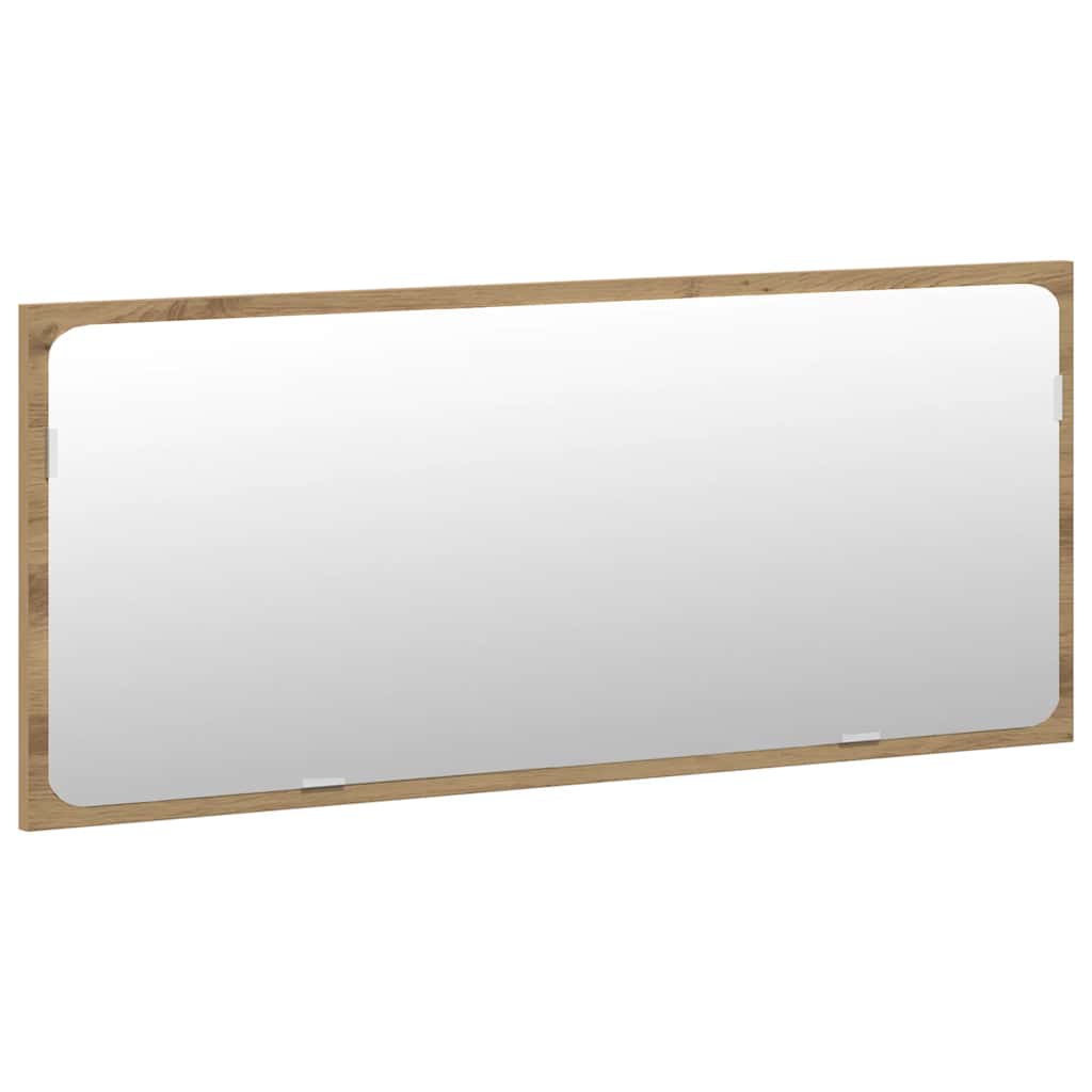 Set Mobili da Bagno 3 pz Rovere Artigianale Legno Multistrato