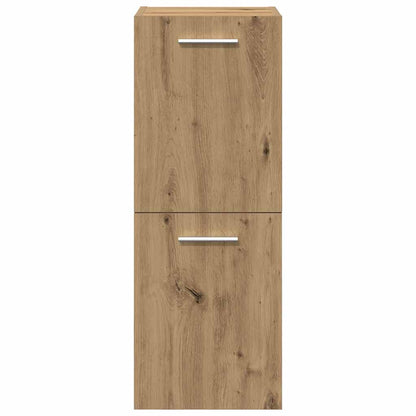 Set Mobili da Bagno 5 pz Rovere Artigianale Legno Multistrato