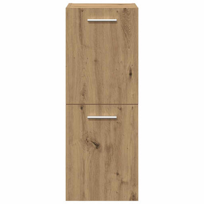 Set Mobili da Bagno 4 pz Rovere Artigianale Legno Multistrato