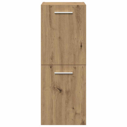 Set Mobili da Bagno 5 pz Rovere Artigianale Legno Multistrato