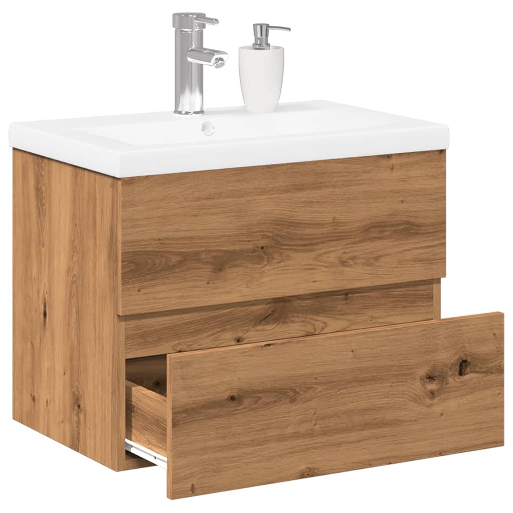 Mobile con Lavabo Integrato Rovere Artigianale | homemem39