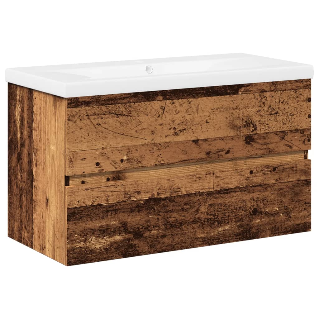 Mobile con Lavabo Integrato Legno Antico | homemem39
