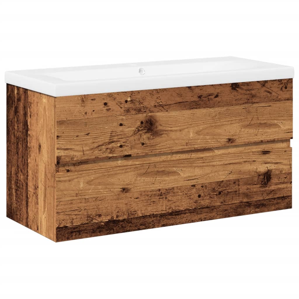 Mobile con Lavabo Integrato Legno Antico | homemem39