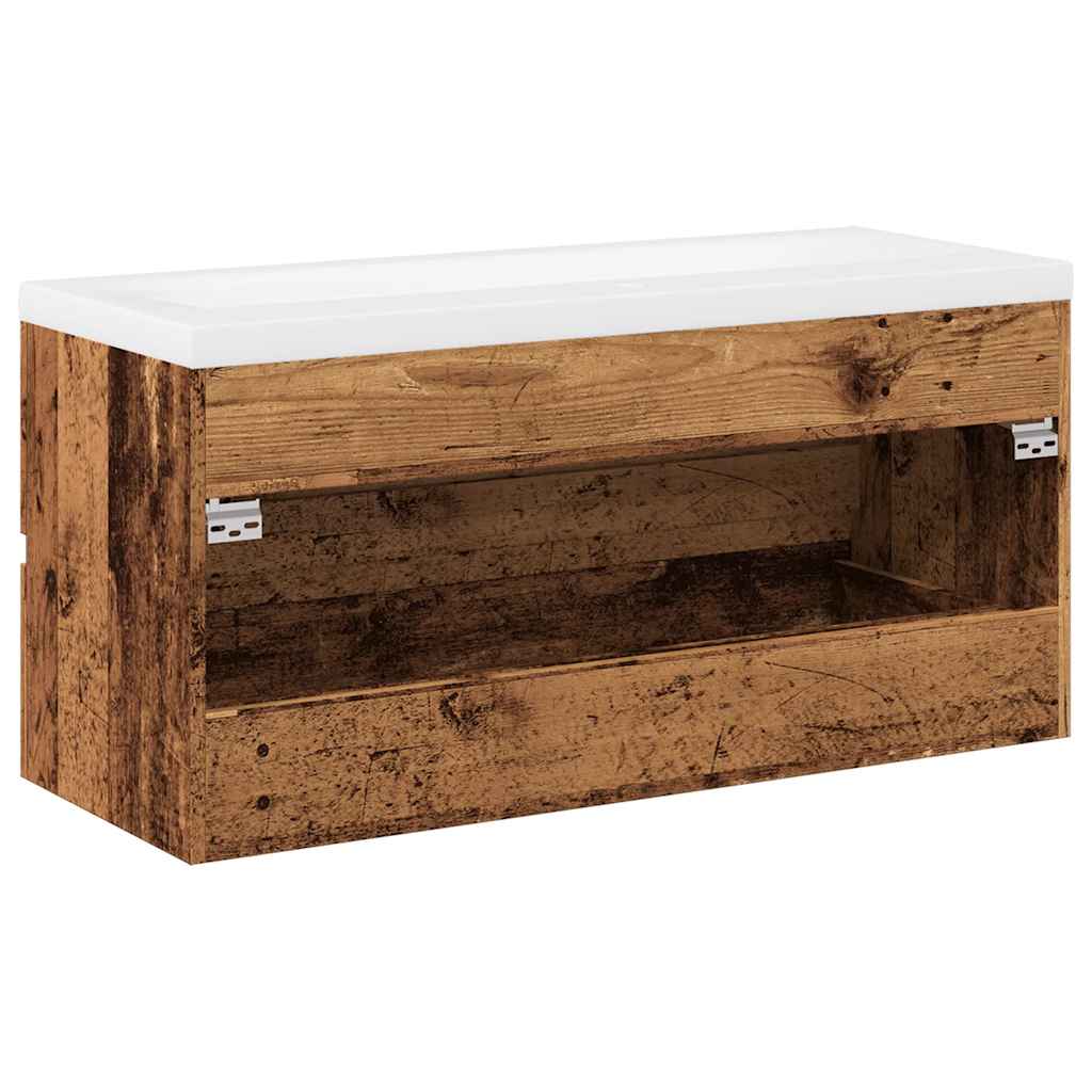 Mobile con Lavabo Integrato Legno Antico | homemem39