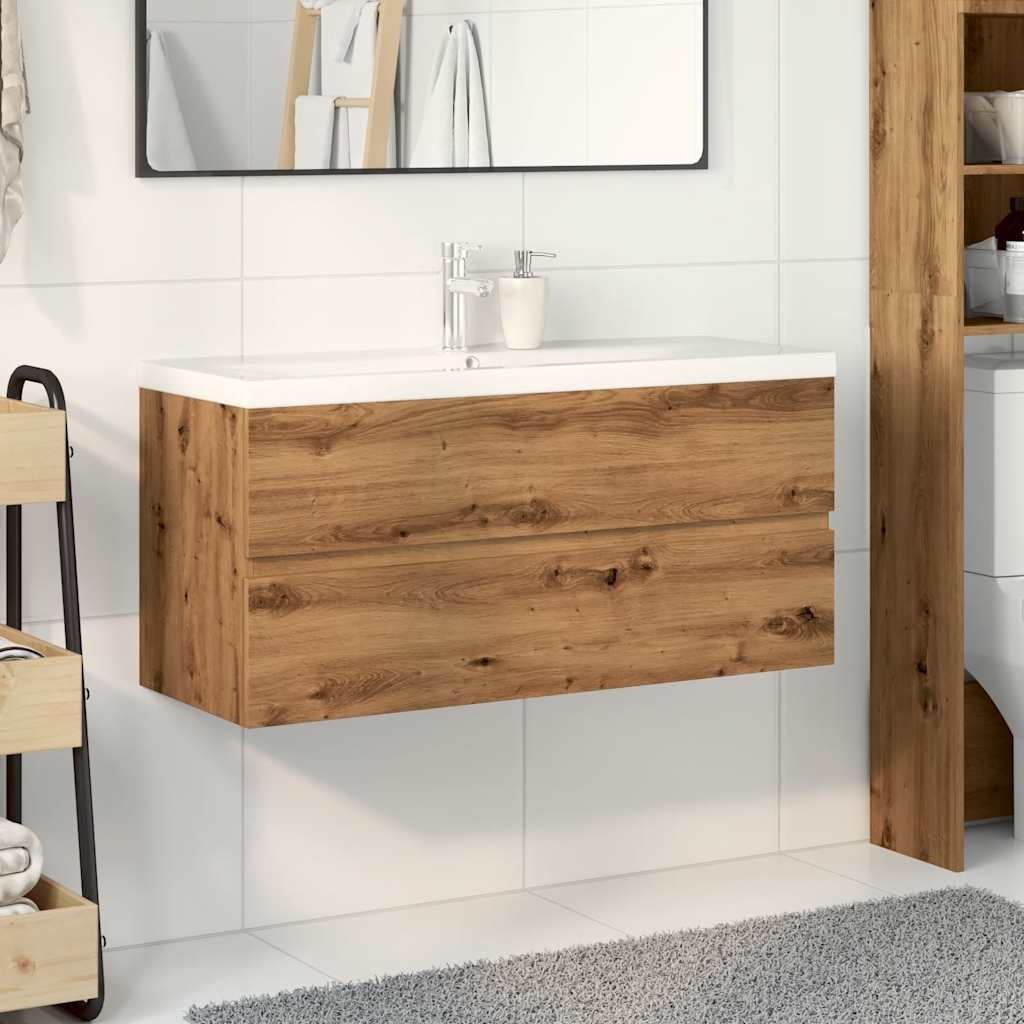 Mobile con Lavabo Integrato Rovere Artigianale | homemem39