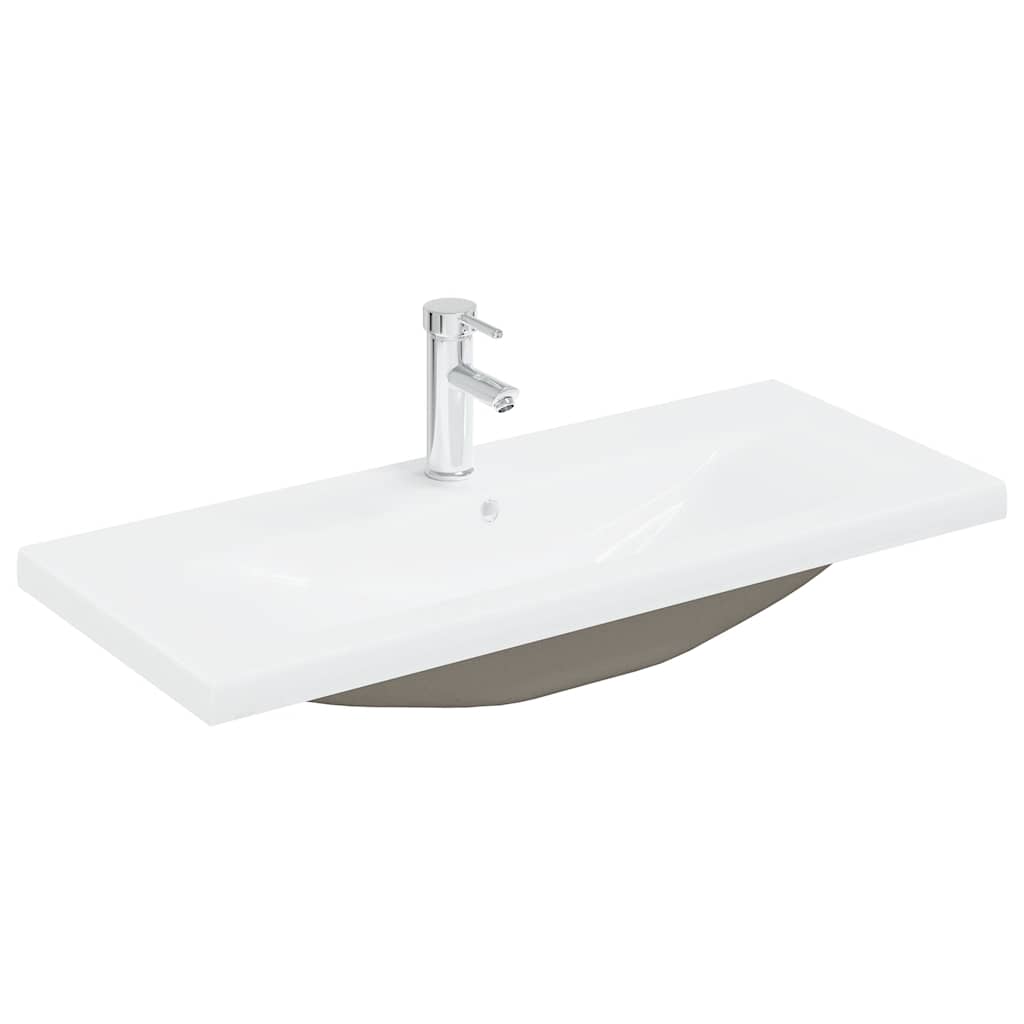 Mobile Bagno con Lavabo Integrato&Rubinetto Rovere Artigianale | homemem39