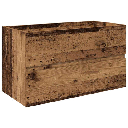 Set Mobili da Bagno 3 pz Legno Antico in Legno Multistrato | homemem39
