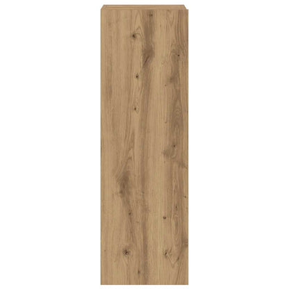 Mobili TV a Parete 3 pz Rovere Artigianale in Legno Multistrato