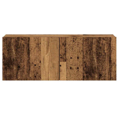 Mobili TV a Parete 5 pz Legno Antico in Legno Multistrato | homemem39