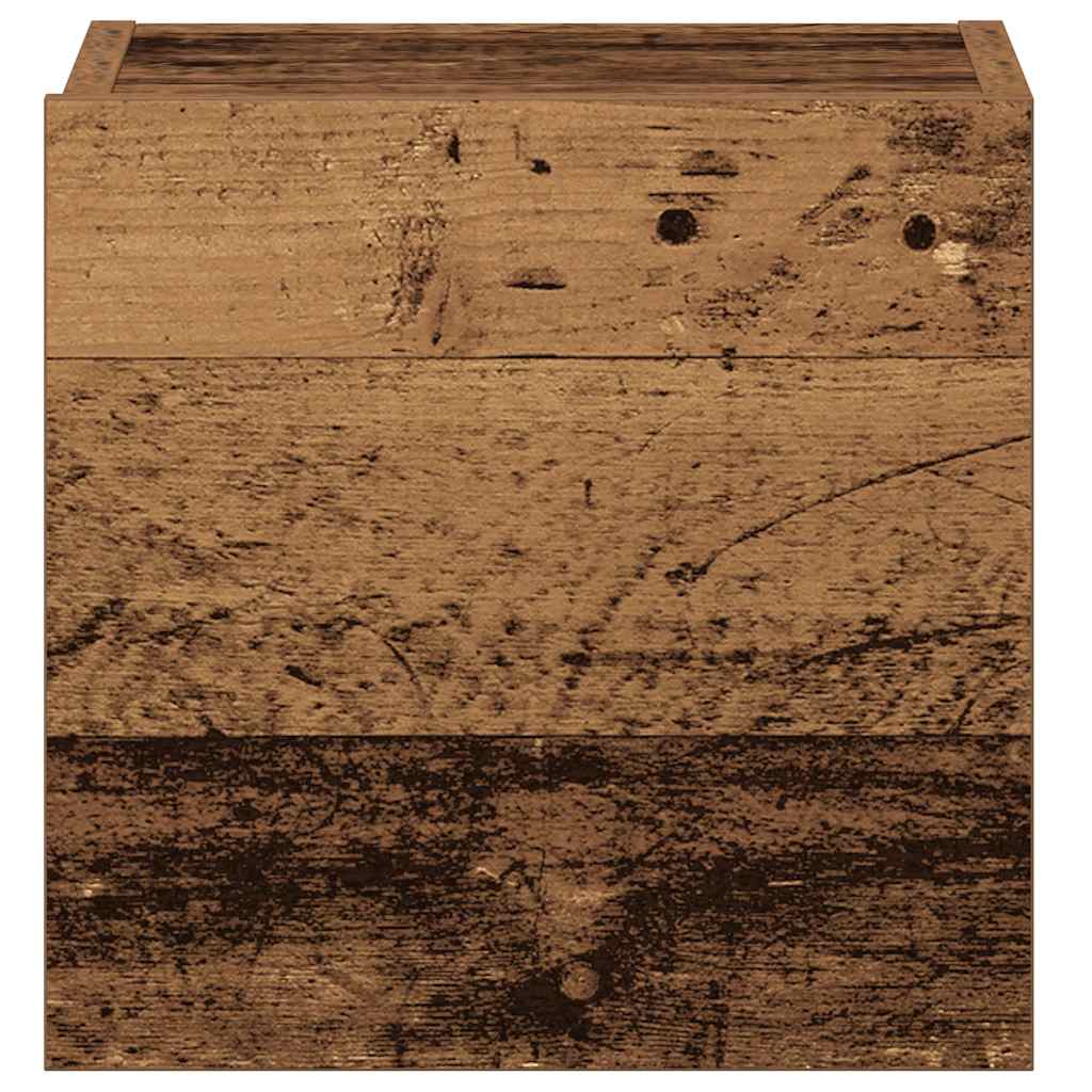 Mobili TV a Parete 5 pz Legno Antico in Legno Multistrato | homemem39