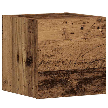 Mobili TV a Parete 3 pz Legno Antico in Legno Multistrato | homemem39