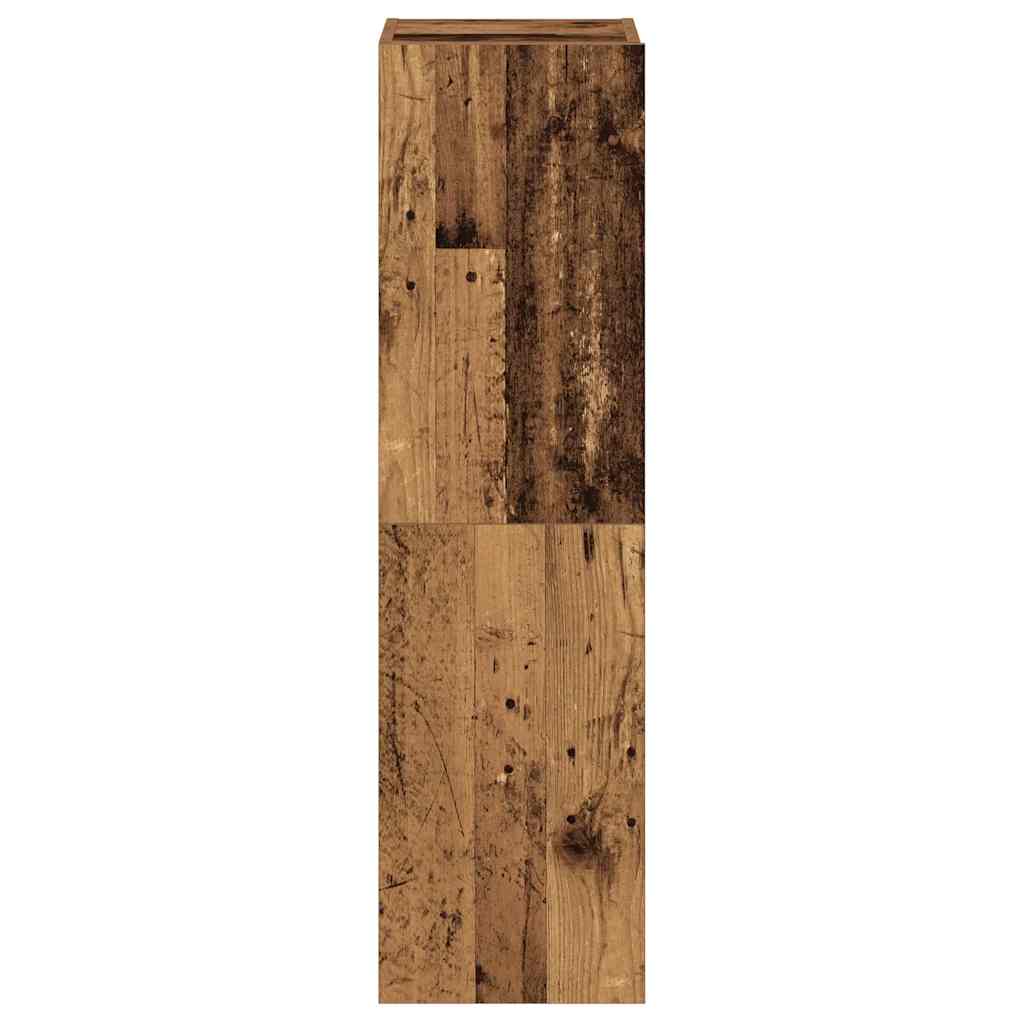 Mobili TV a Parete 3 pz Legno Antico in Legno Multistrato | homemem39