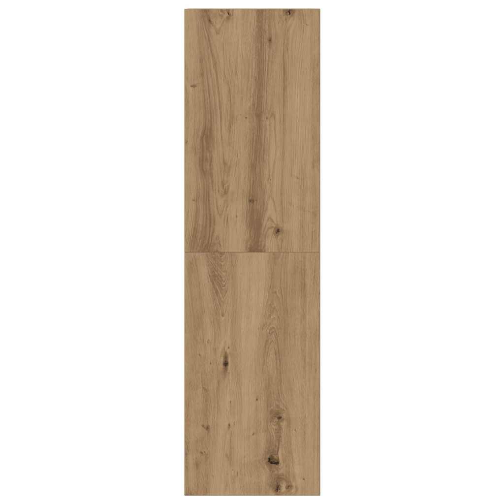 Mobili TV a Parete 3 pz Rovere Artigianale in Legno Multistrato | homemem39