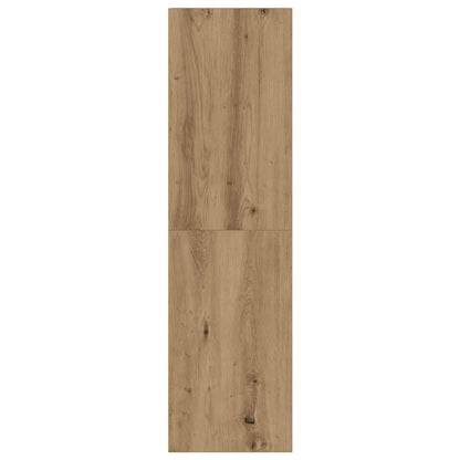 Mobili TV a Parete 3 pz Rovere Artigianale in Legno Multistrato | homemem39