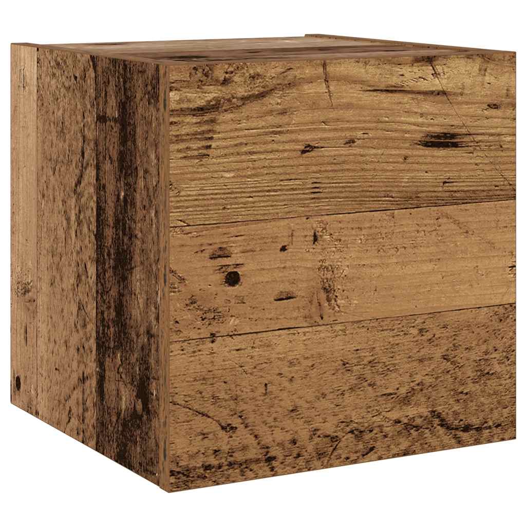 Mobili TV a Parete 6 pz Legno Vecchio Legno Multistrato | homemem39