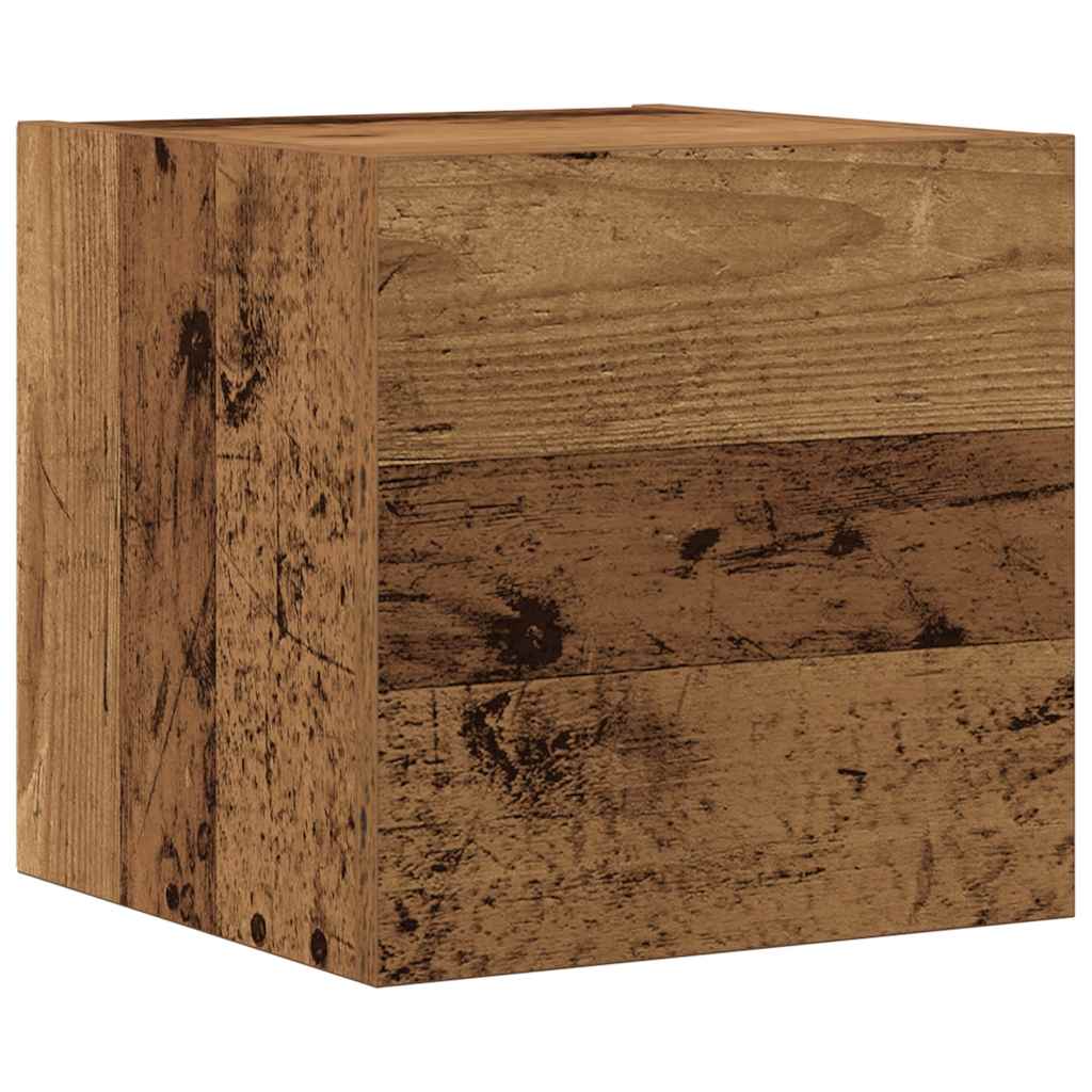 Mobili TV a Parete 6 pz Legno Vecchio Legno Multistrato | homemem39