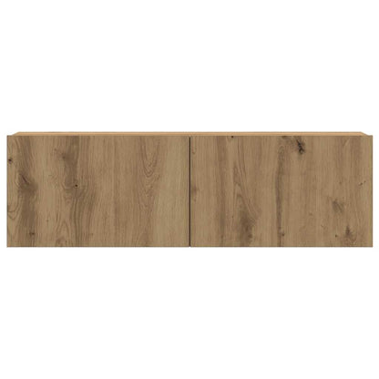 Mobili TV a Parete 6 pz Rovere Artigianale Legno Multistrato | homemem39
