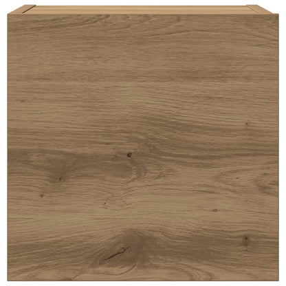 Mobili TV a Parete 6 pz Rovere Artigianale Legno Multistrato | homemem39