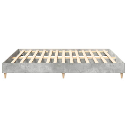 Giroletto senza Materasso Grigio Cemento 180x200 cm Truciolato