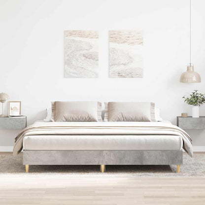 Giroletto senza Materasso Grigio Cemento 180x200 cm Truciolato