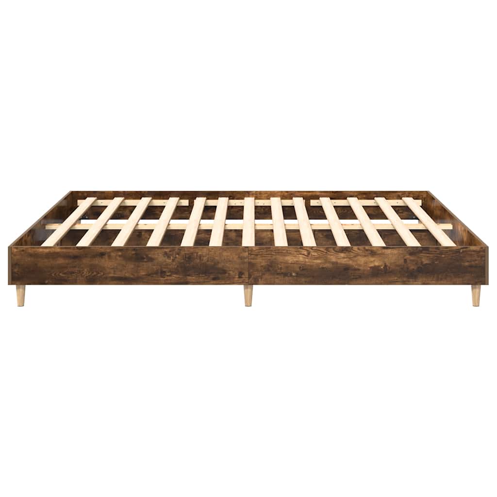 Giroletto senza Materasso Rovere Fumo 180x200 cm in Truciolato