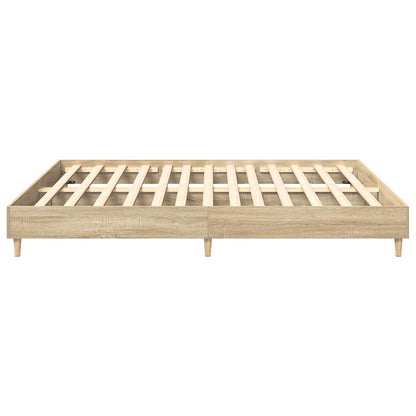Giroletto senza Materasso Rovere Sonoma 160x200cm in Truciolato | homemem39