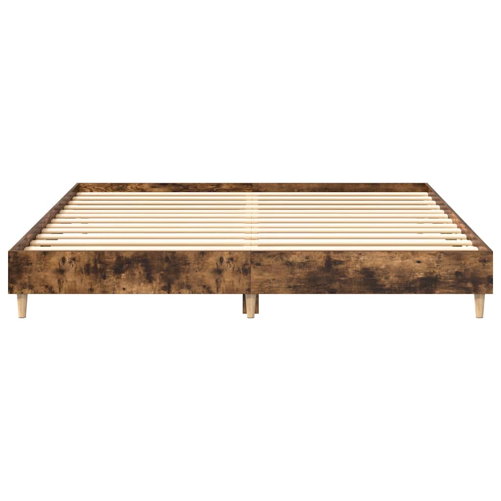 Giroletto senza Materasso Rovere Fumo 160x200 cm in Truciolato
