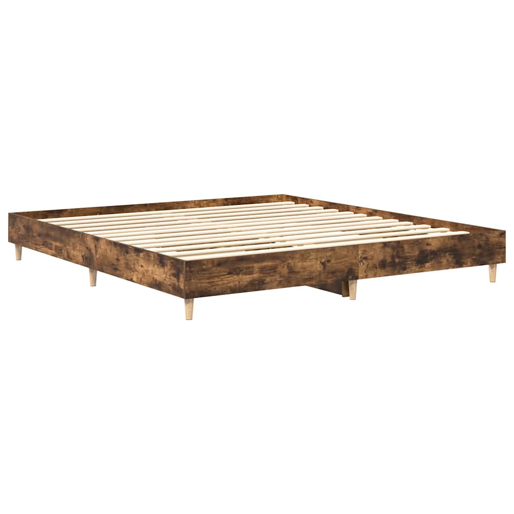Giroletto senza Materasso Rovere Fumo 160x200 cm in Truciolato