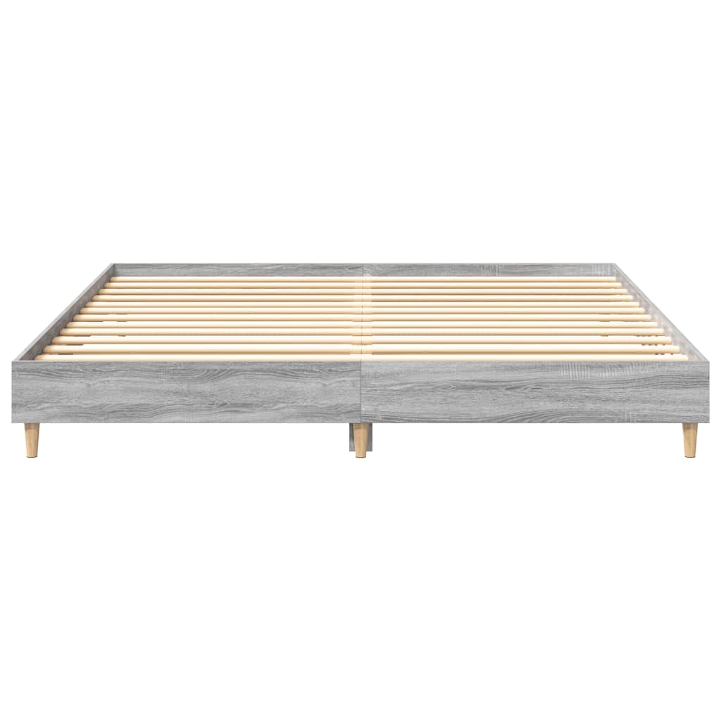 Giroletto senza Materasso Grigio Sonoma 160x200 cm Truciolato | homemem39