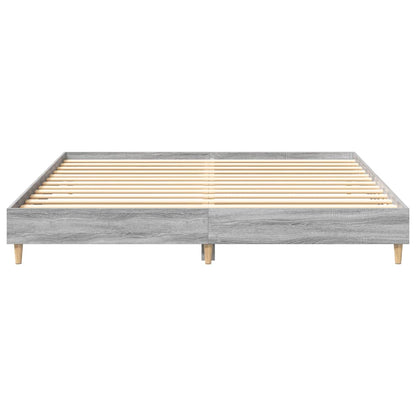 Giroletto senza Materasso Grigio Sonoma 160x200 cm Truciolato | homemem39
