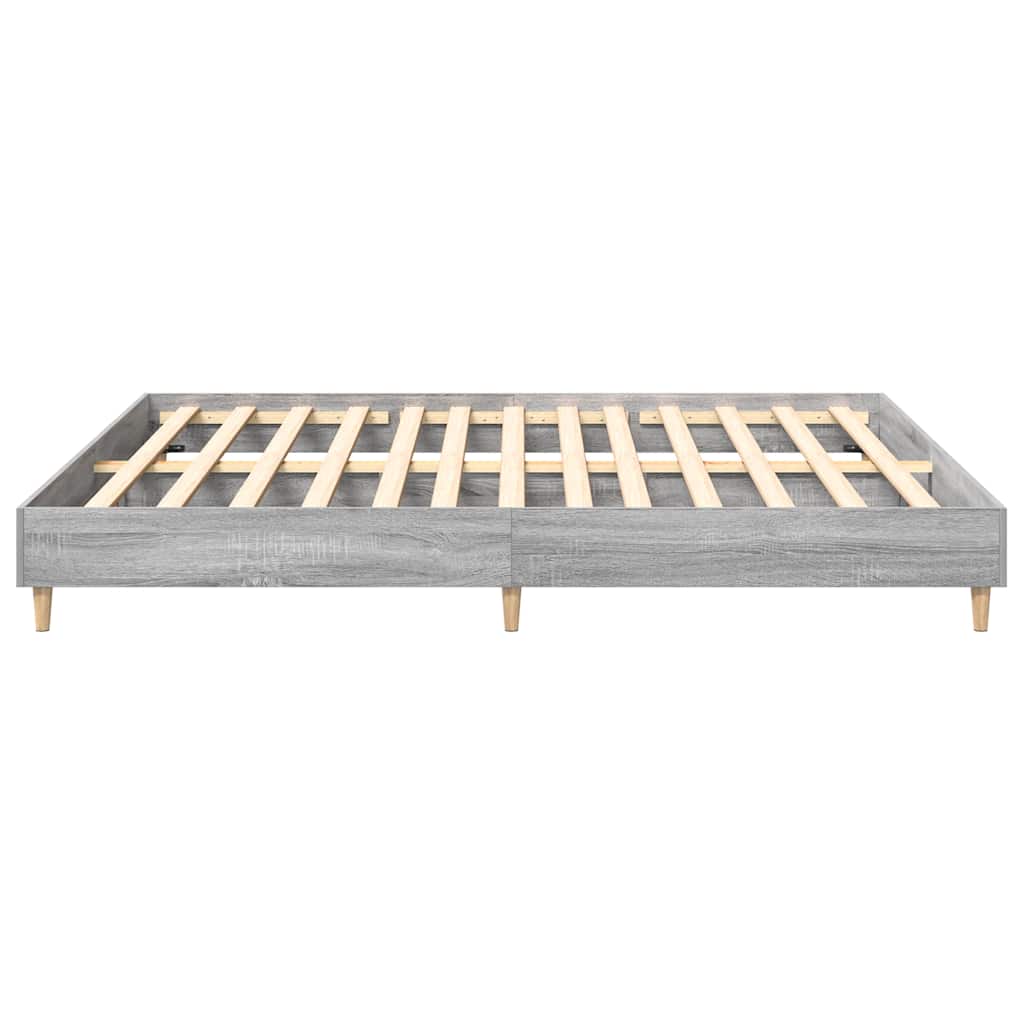 Giroletto senza Materasso Grigio Sonoma 160x200 cm Truciolato | homemem39