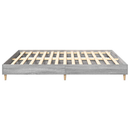 Giroletto senza Materasso Grigio Sonoma 160x200 cm Truciolato | homemem39