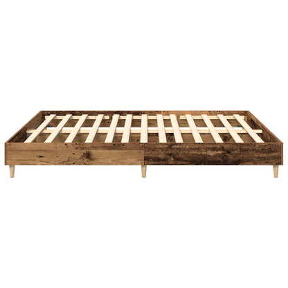 Giroletto senza Materasso Legno Antico 160x200 cm in Truciolato | homemem39