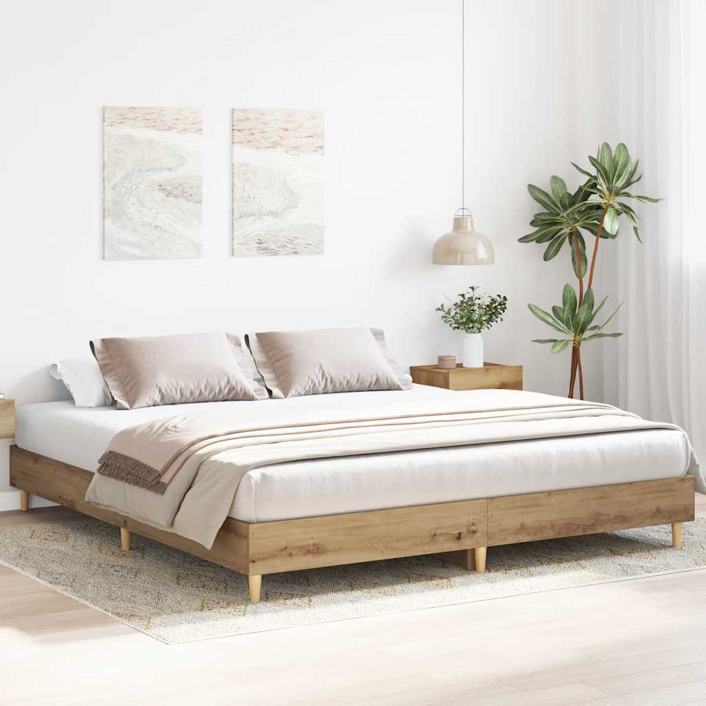Giroletto senza Materasso Rovere Artigianale 160x200 cm