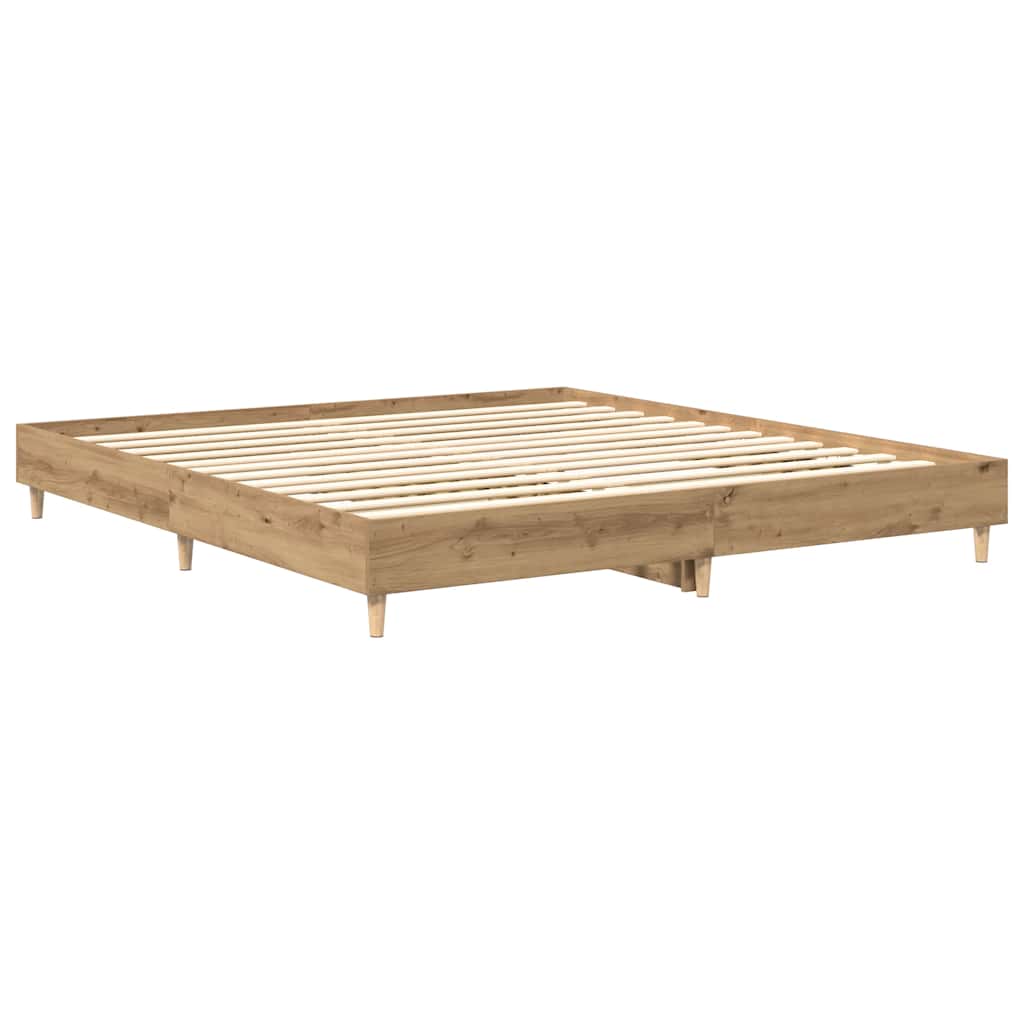 Giroletto senza Materasso Rovere Artigianale 160x200 cm