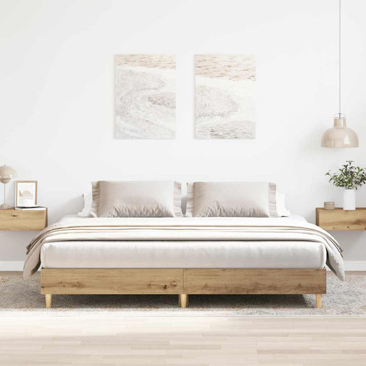 Giroletto senza Materasso Rovere Artigianale 160x200 cm