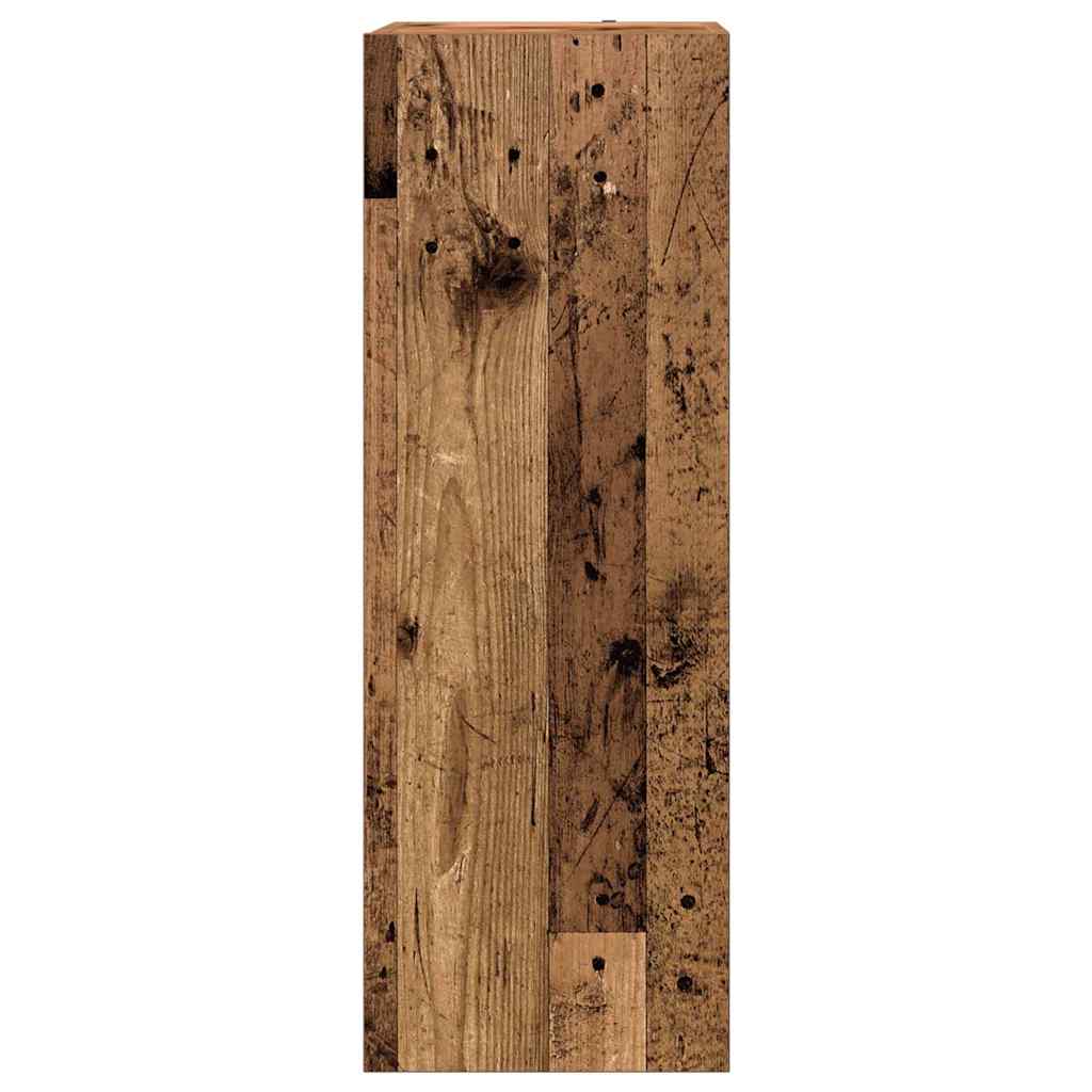Set Mobile TV 8 pz Montato a Parete Legno Antico in Truciolato | homemem39