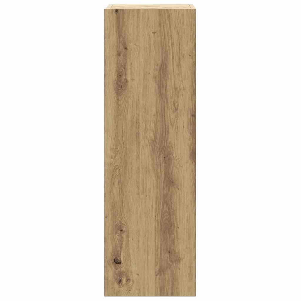 Set Mobile TV 5 pz Montato a Parete Rovere in Legno Multistrato | homemem39
