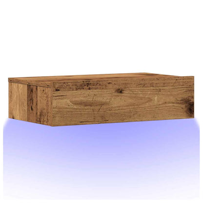 Comodino Legno Antico 60x35 cm in Legno Multistrato - homemem39