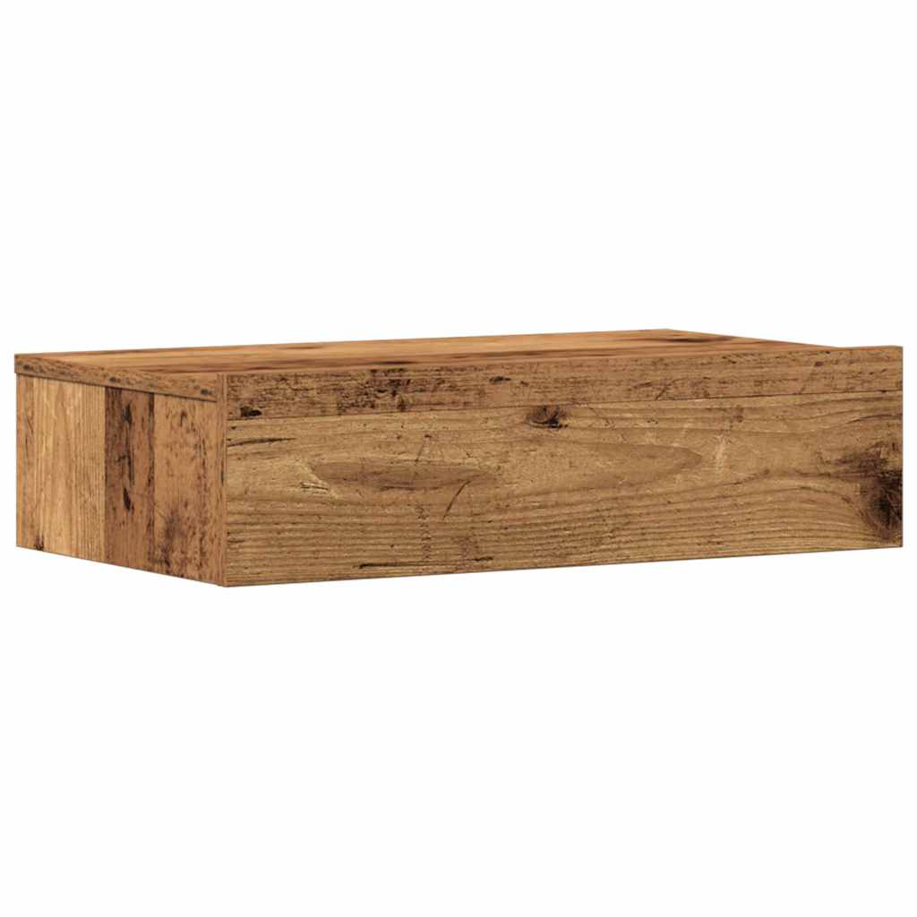Comodino Legno Antico 60x35 cm in Legno Multistrato - homemem39