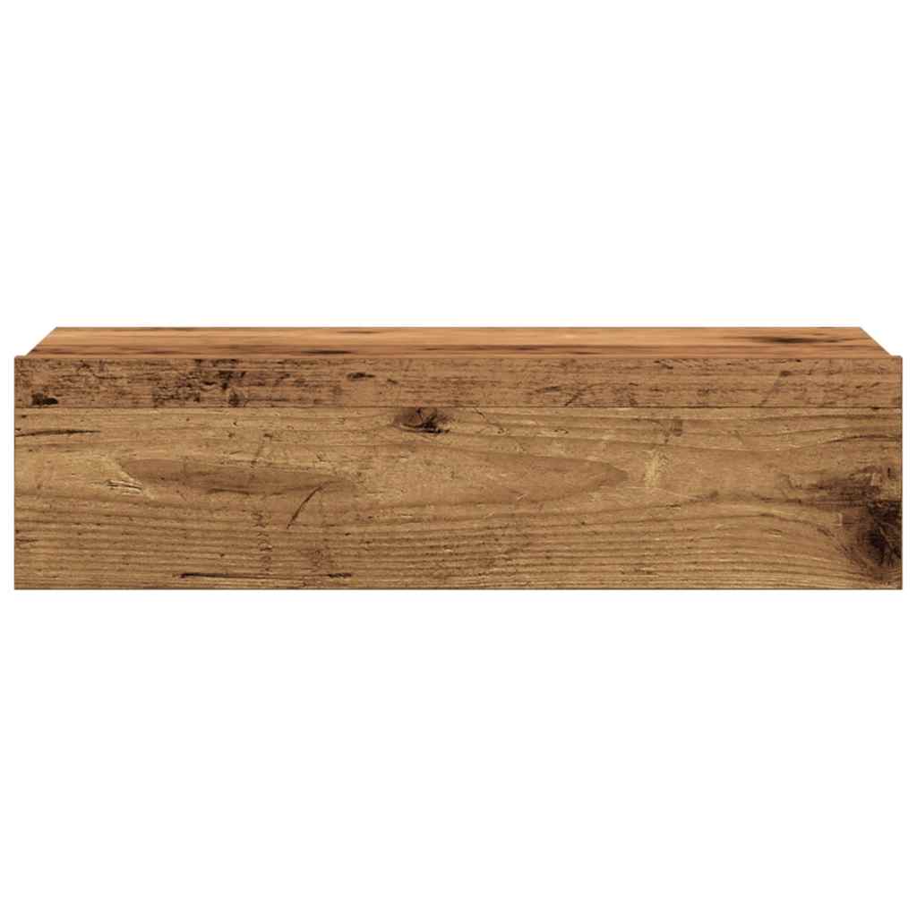 Comodino Legno Antico 60x35 cm in Legno Multistrato - homemem39