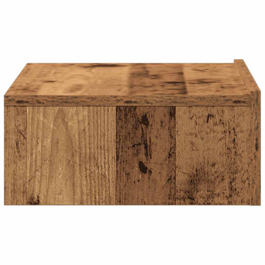 Comodino Legno Antico 60x35 cm in Legno Multistrato - homemem39