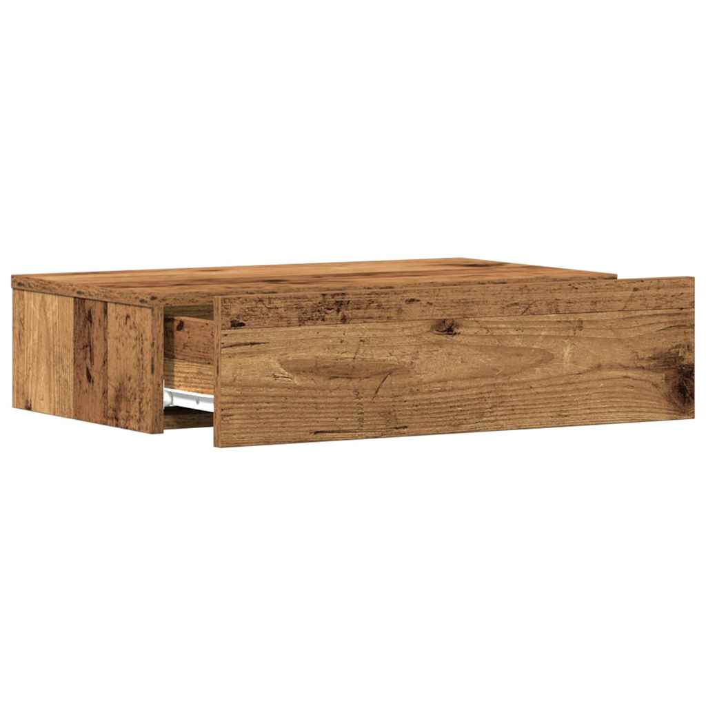 Comodino Legno Antico 60x35 cm in Legno Multistrato - homemem39