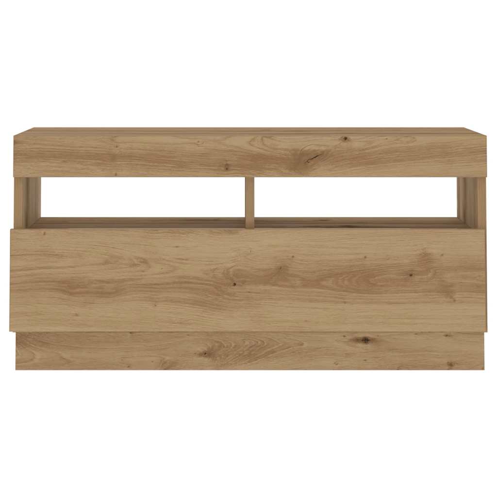 Mobile Porta TV con LED Artigianale 260x35x40 cm Multistrato | homemem39