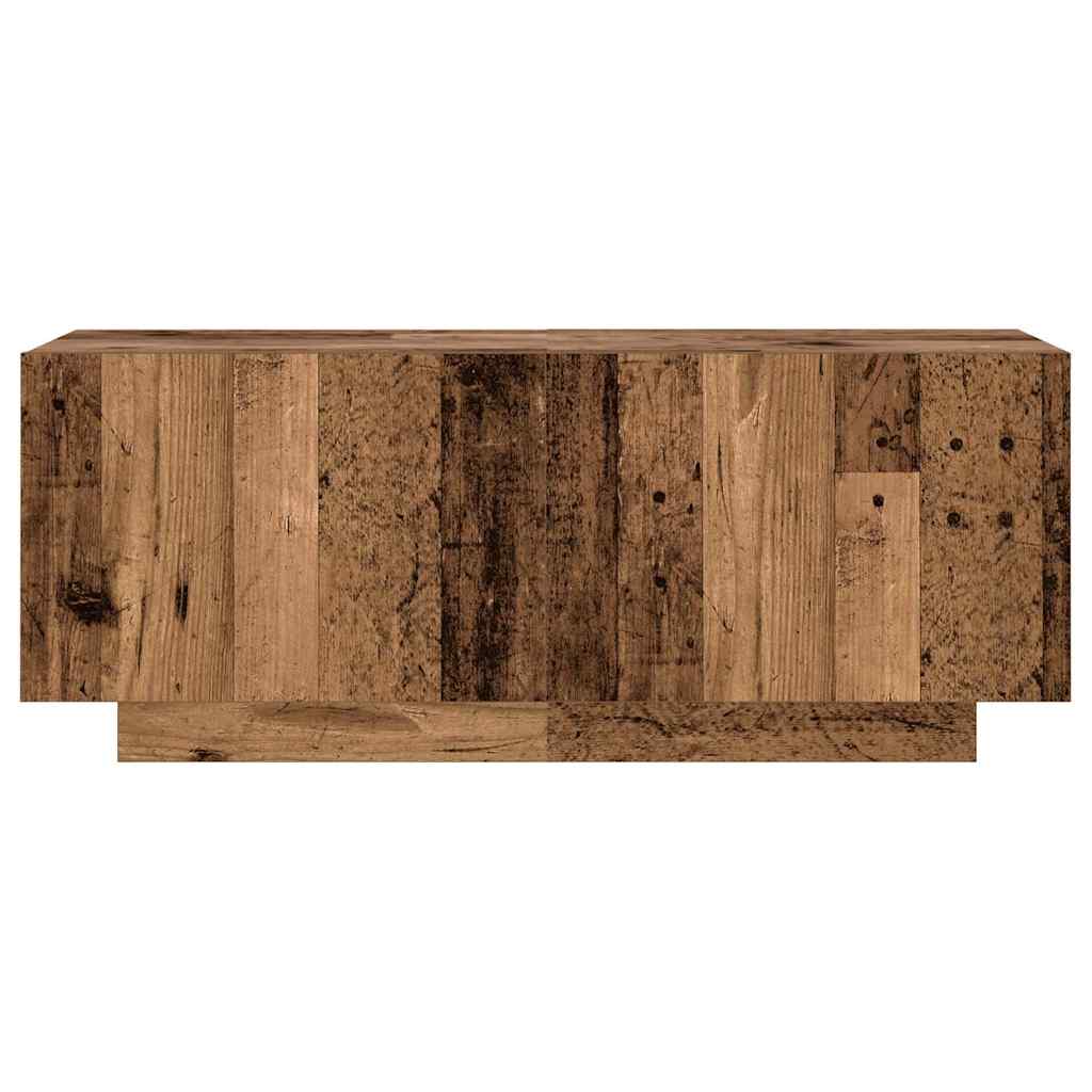 Mobile Porta TV con LED Legno Antico 300x35x40 cm Truciolato - homemem39