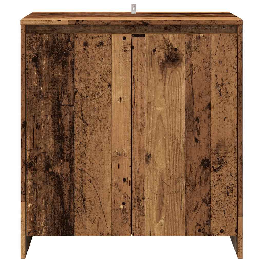 Credenza 2 pz Legno Antico in Legno Multistrato - homemem39