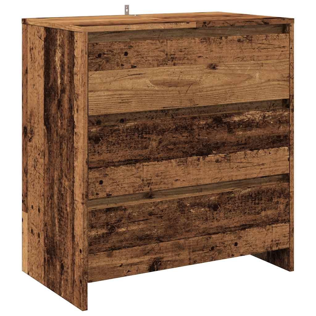 Credenza 2 pz Legno Antico in Legno Multistrato - homemem39