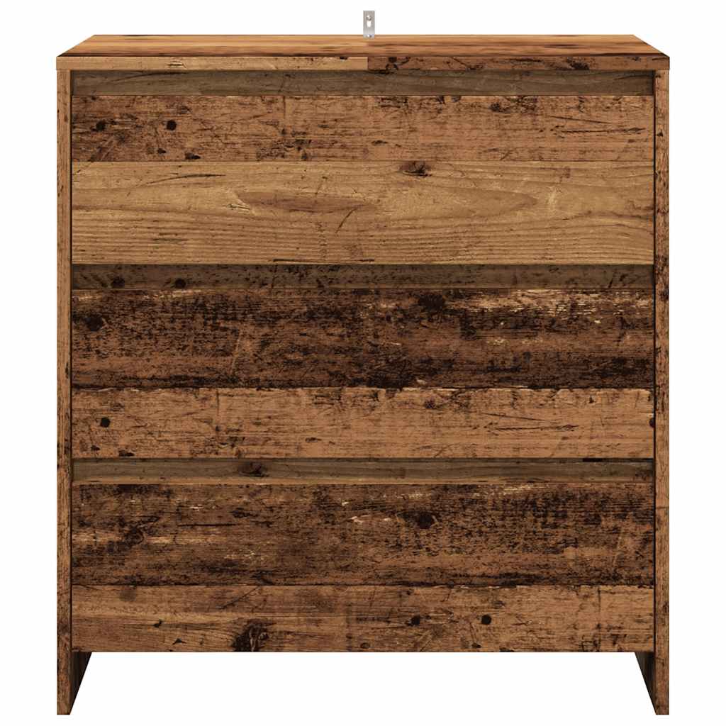 Credenza 2 pz Legno Antico in Legno Multistrato - homemem39